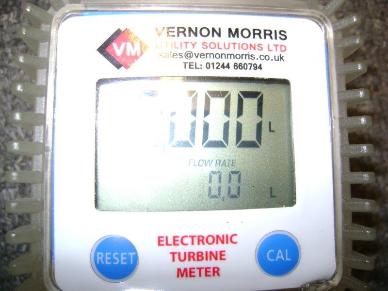 Digital Hose Reel Test/Gauge 10 120 LPM Vernon Morris